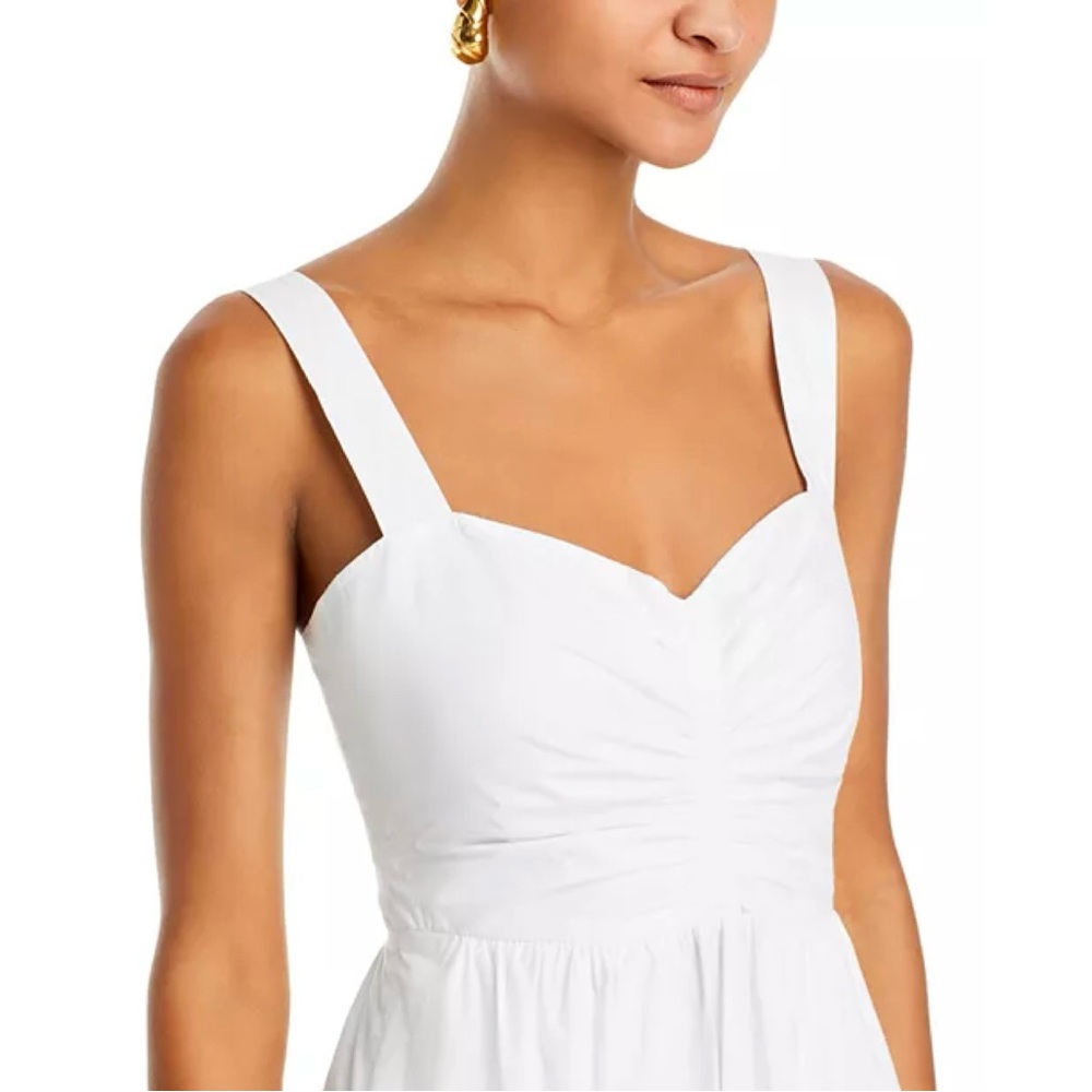 NWOT A.L.C. Lilah Cotton Midi-Dress in White Size 2 - Picture 2 of 16